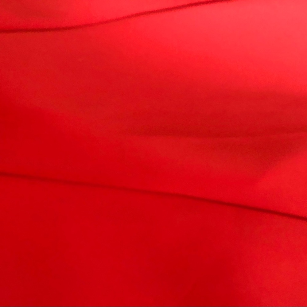Hollister Hot Skater Skirt Full Circle Mini Skirt - Bright Red / Coral - Picture 7 of 13